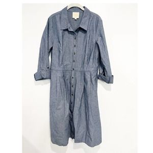 ModCloth Button Down Shirt Dress